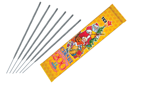  Бенгальские свечи 6 шт 200 мм в пакете  в Пензе